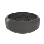 Beveled Edge Silicone Wedding Ring - Momentum Rings