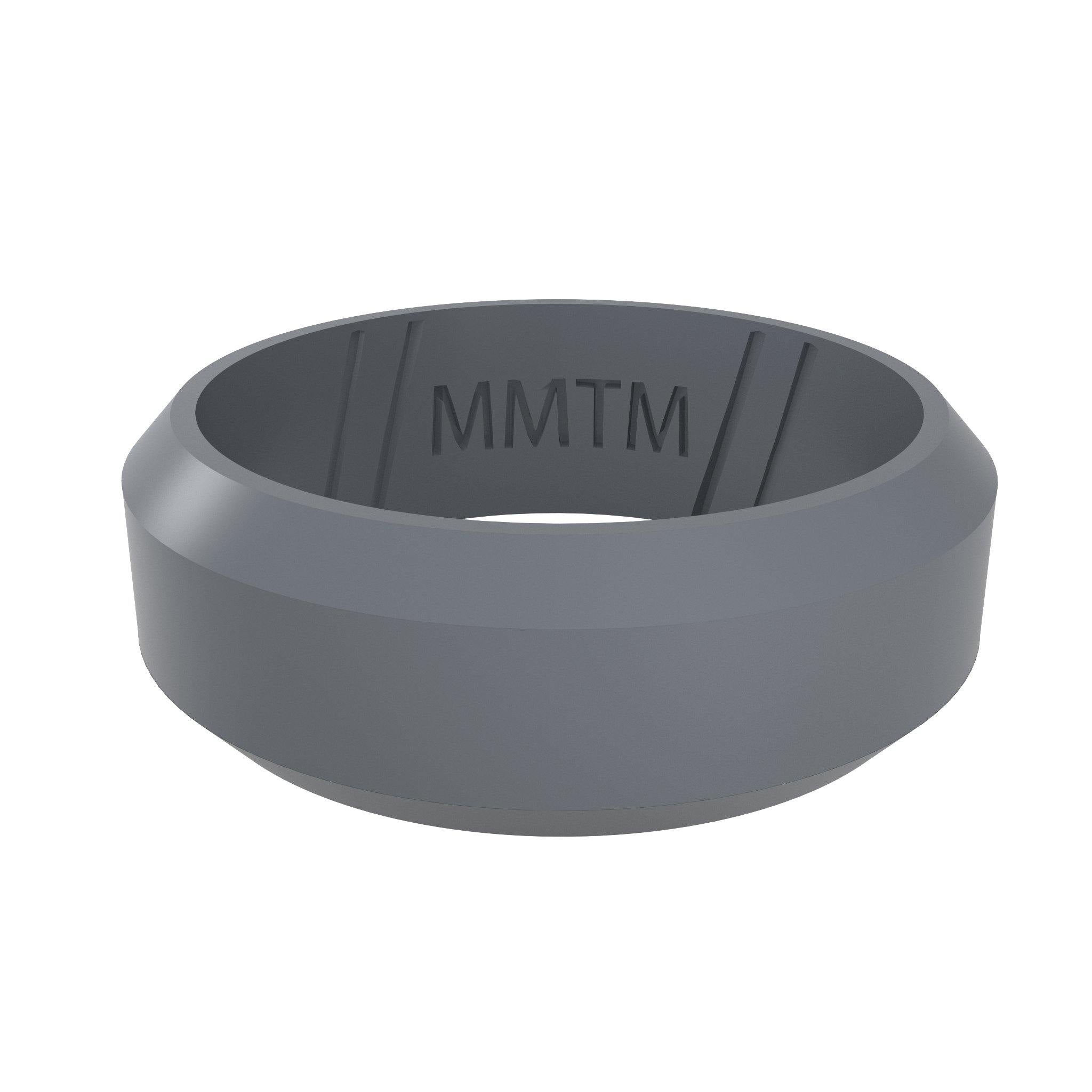Beveled Edge Silicone Wedding Ring - Momentum Rings