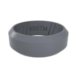 Beveled Edge Silicone Wedding Ring - Momentum Rings