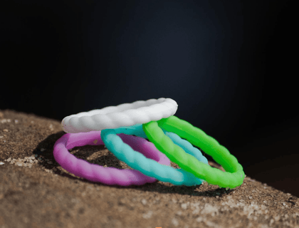 Rope Silicone Wedding Ring - Momentum Rings