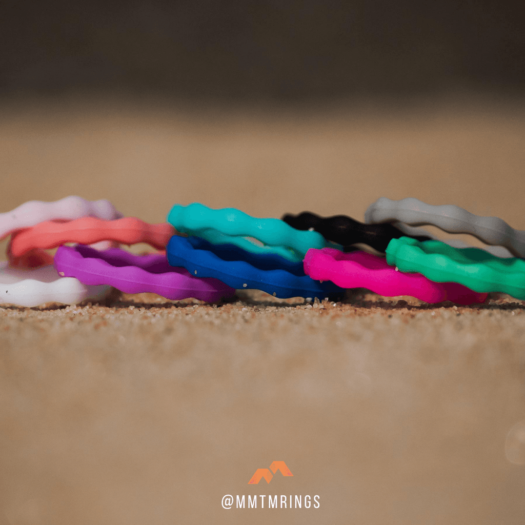 Scalloped Silicone Wedding Ring - Momentum Rings