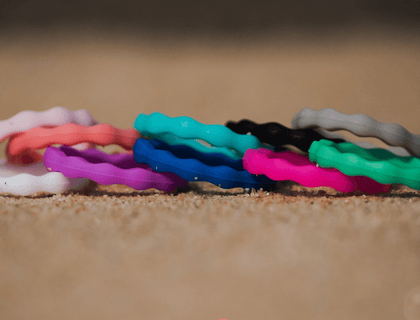 Scalloped Silicone Wedding Ring - Momentum Rings