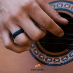 Two-Tone Classic Silicone Ring - Momentum Rings