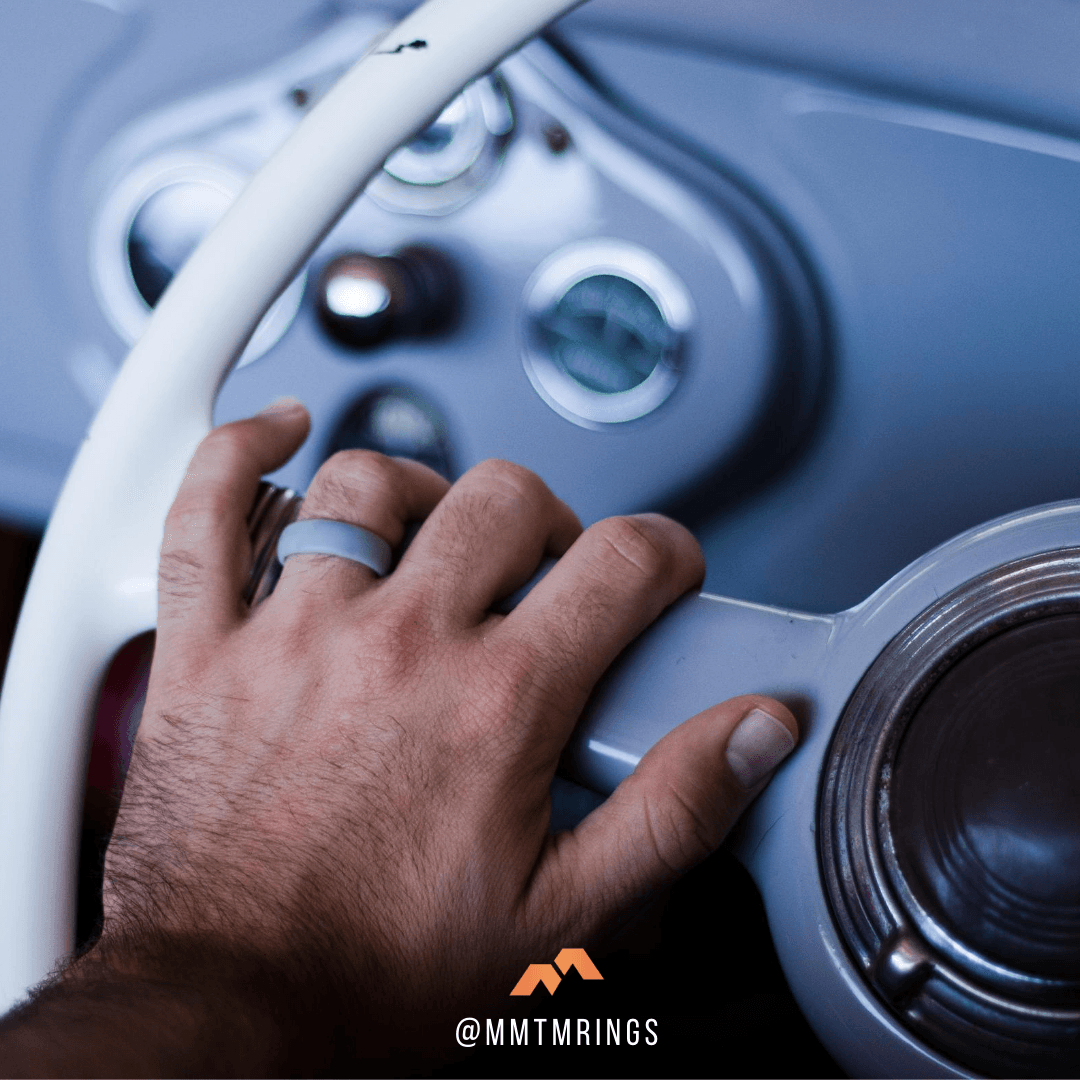 Two-Tone Classic Silicone Ring - Momentum Rings