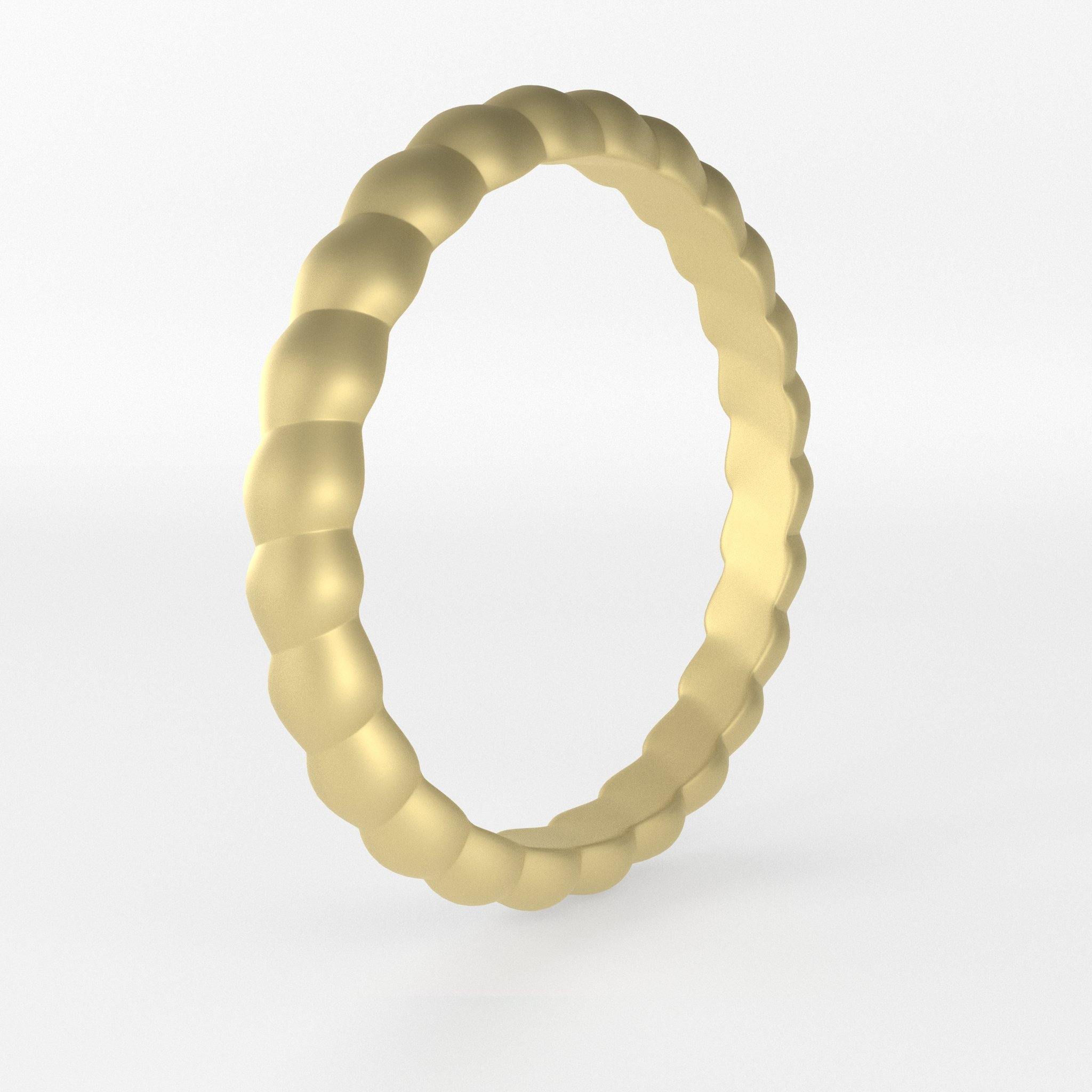 Rope Silicone Wedding Ring - Momentum Rings