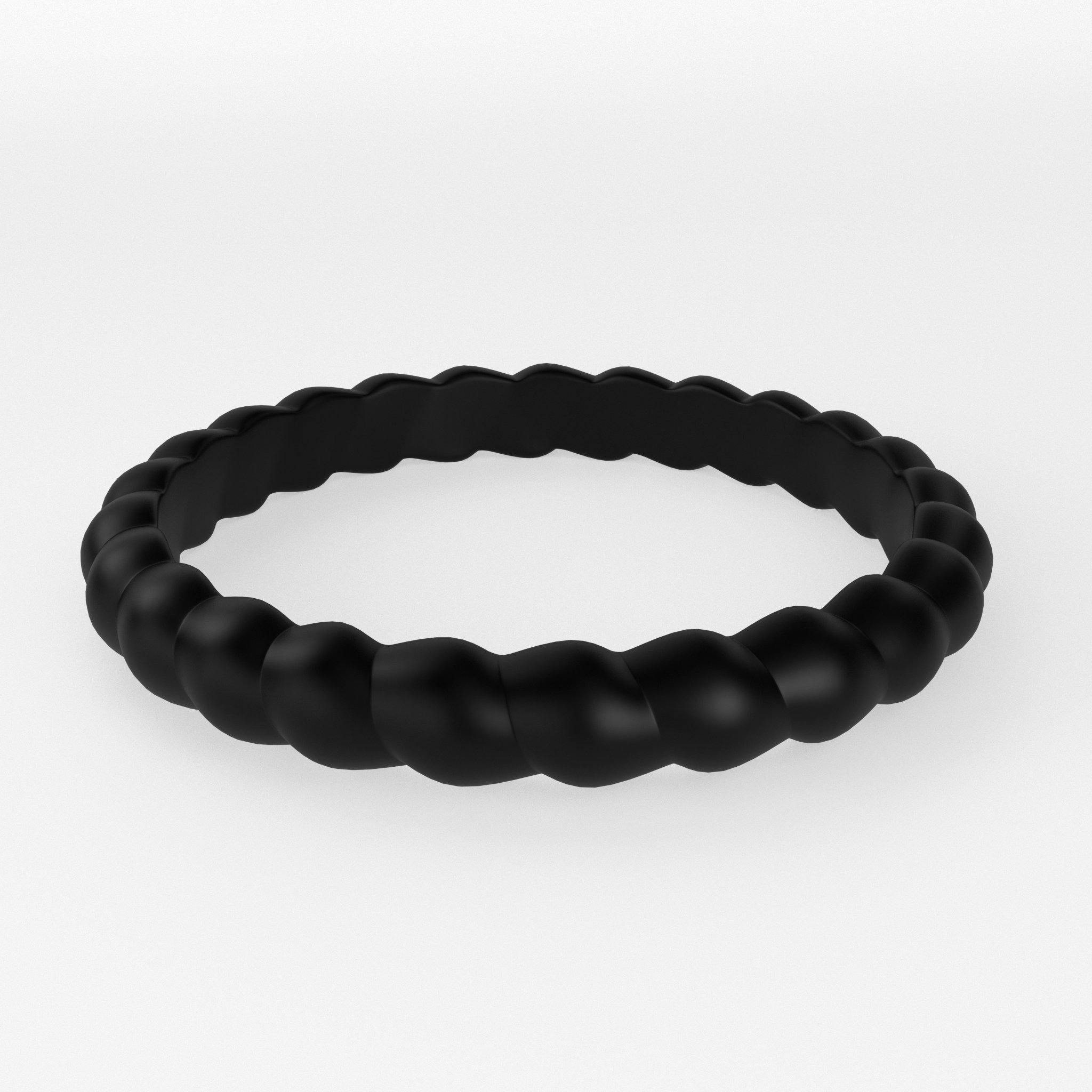 Rope Silicone Wedding Ring - Momentum Rings