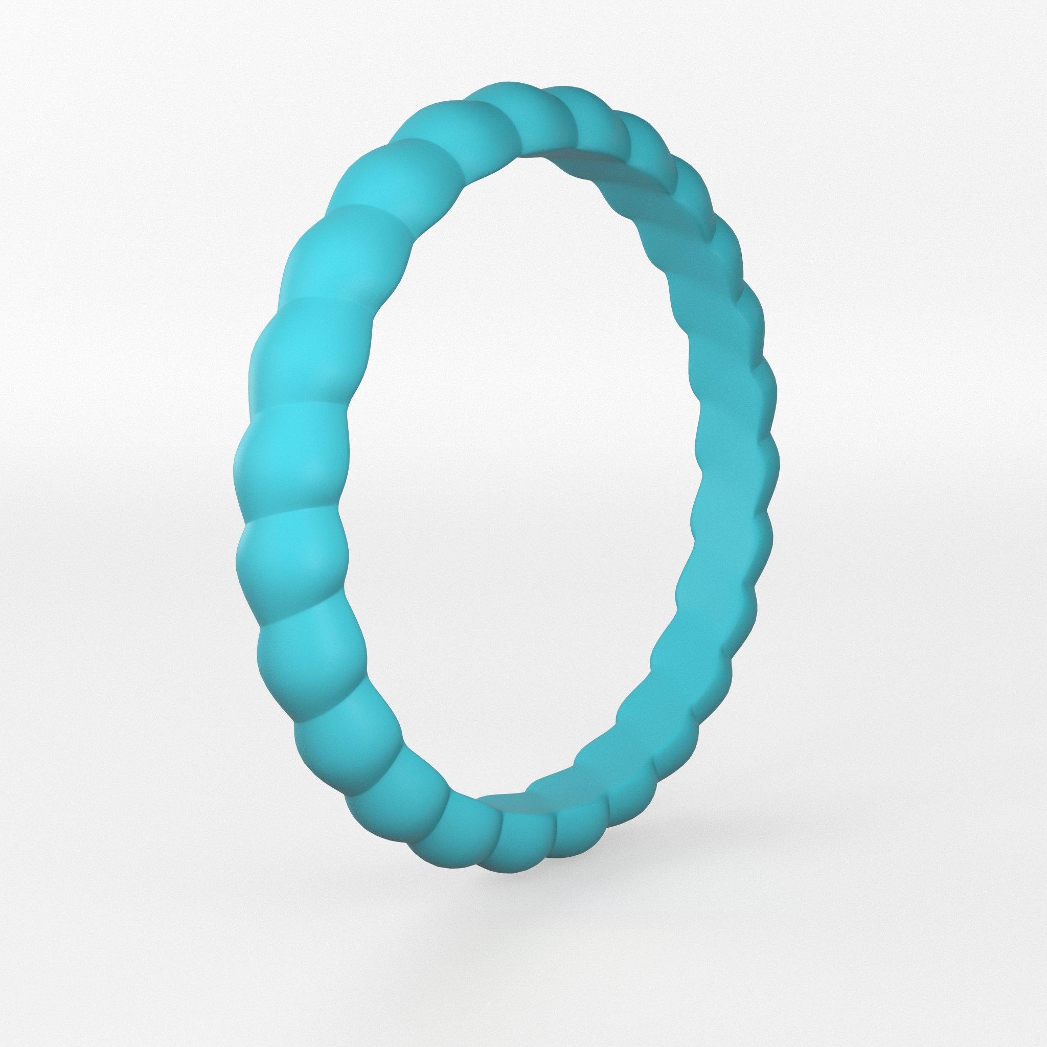 Rope Silicone Wedding Ring - Momentum Rings