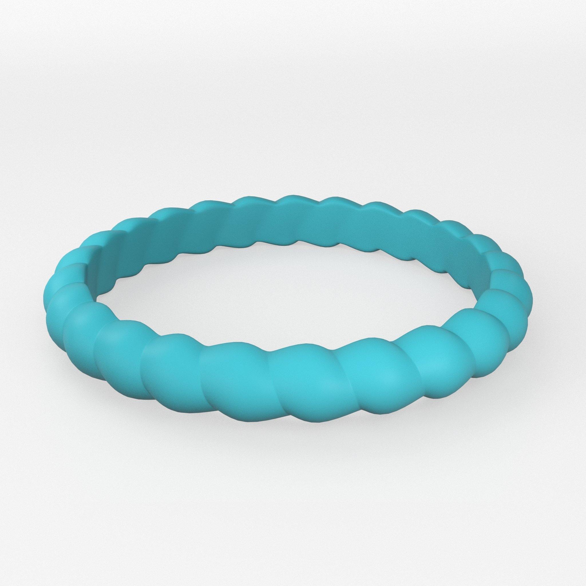 Rope Silicone Wedding Ring - Momentum Rings