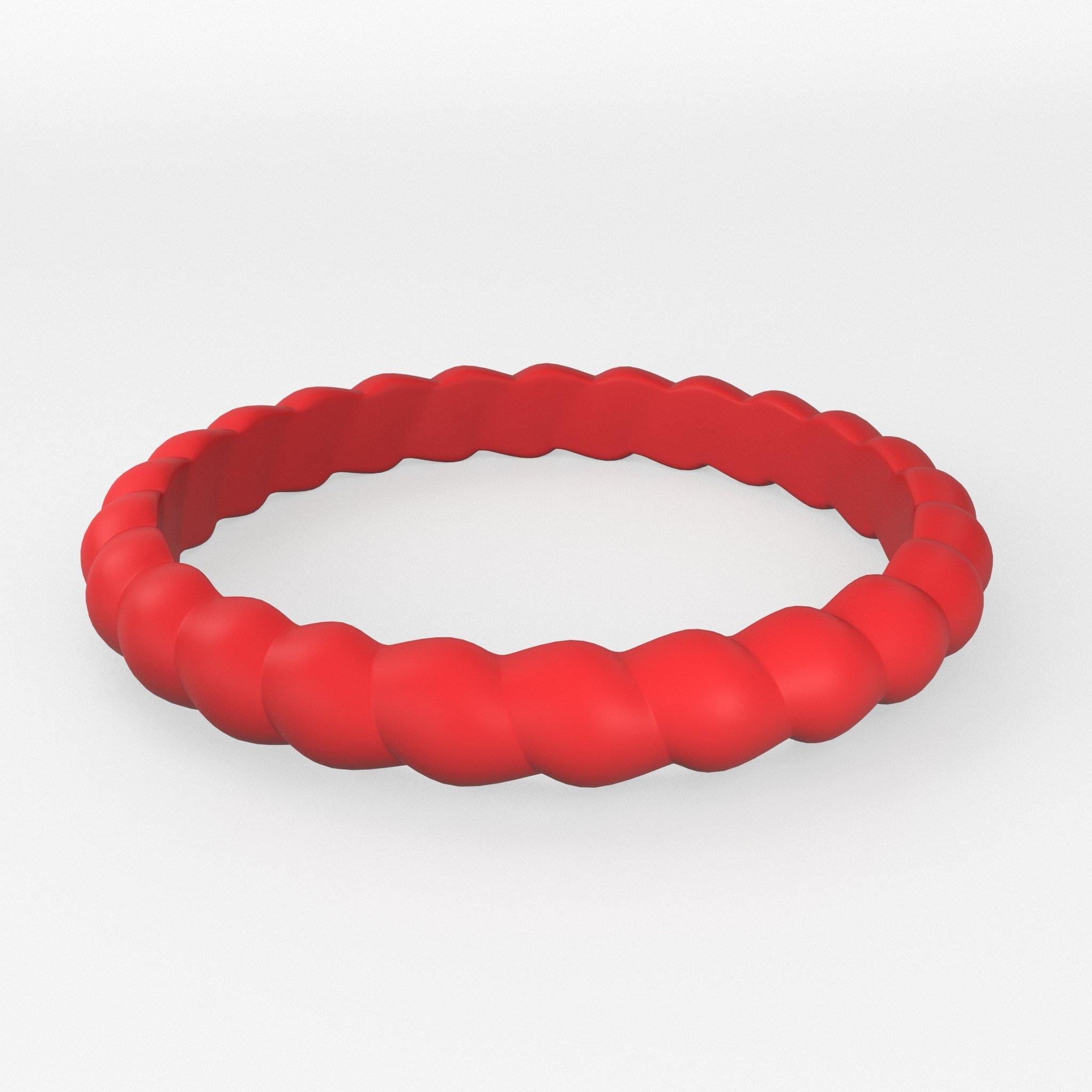 Rope Silicone Wedding Ring - Momentum Rings