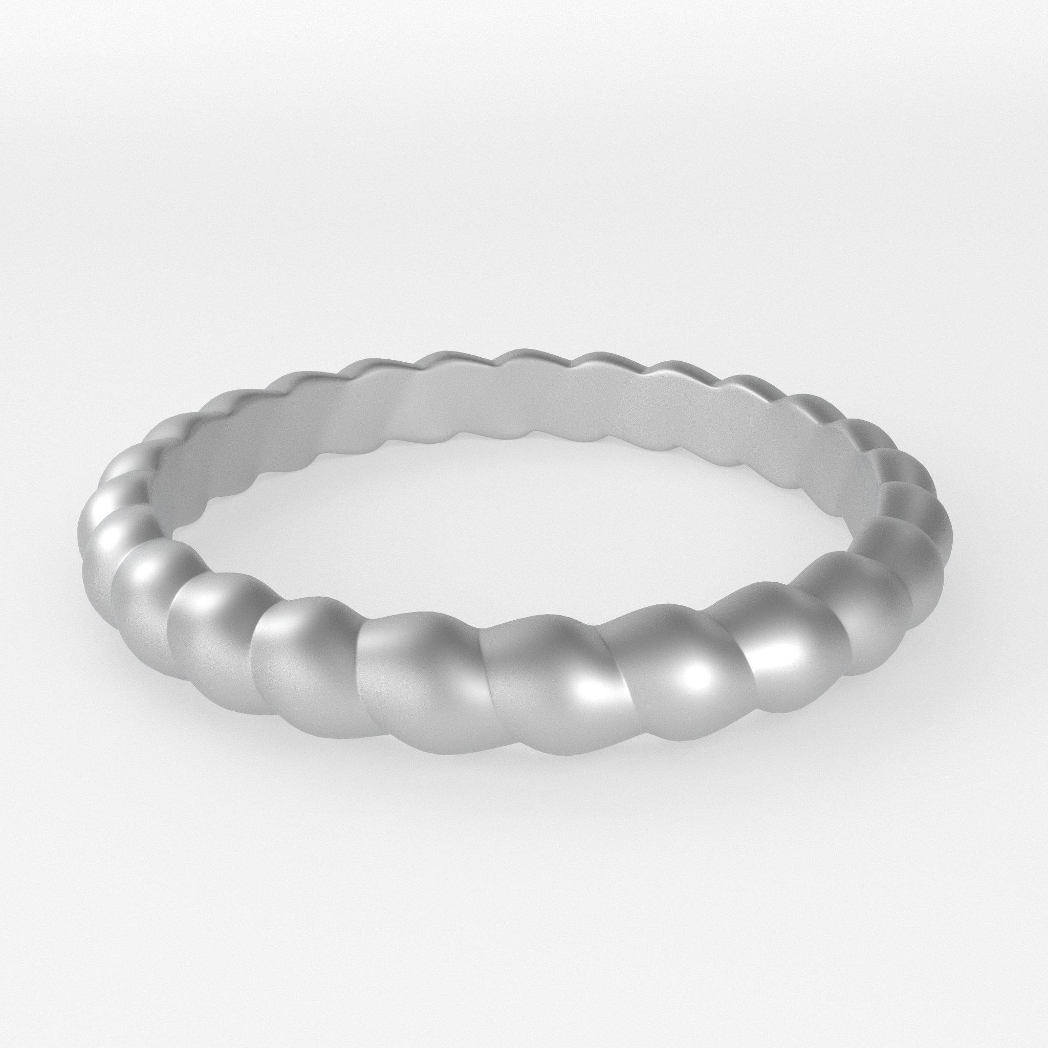 Rope Silicone Wedding Ring - Momentum Rings